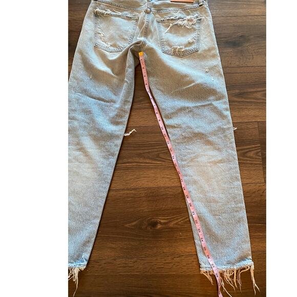 MOUSSY Vintage Distressed Skinny Jeans – Size 27 – Japan Made - Picture 6 of 14